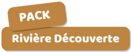 Pack Rivière Découverte Pack Rivière aux Trésors de la Rivière aux Trésors - attraction touristique dédiées aux sites et hébergements touristiques